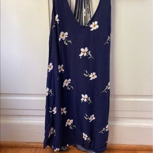 American Eagle Blue Floral Dress